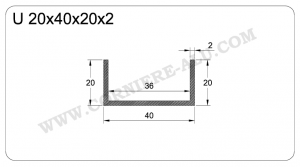 U de 20/40/20/2
