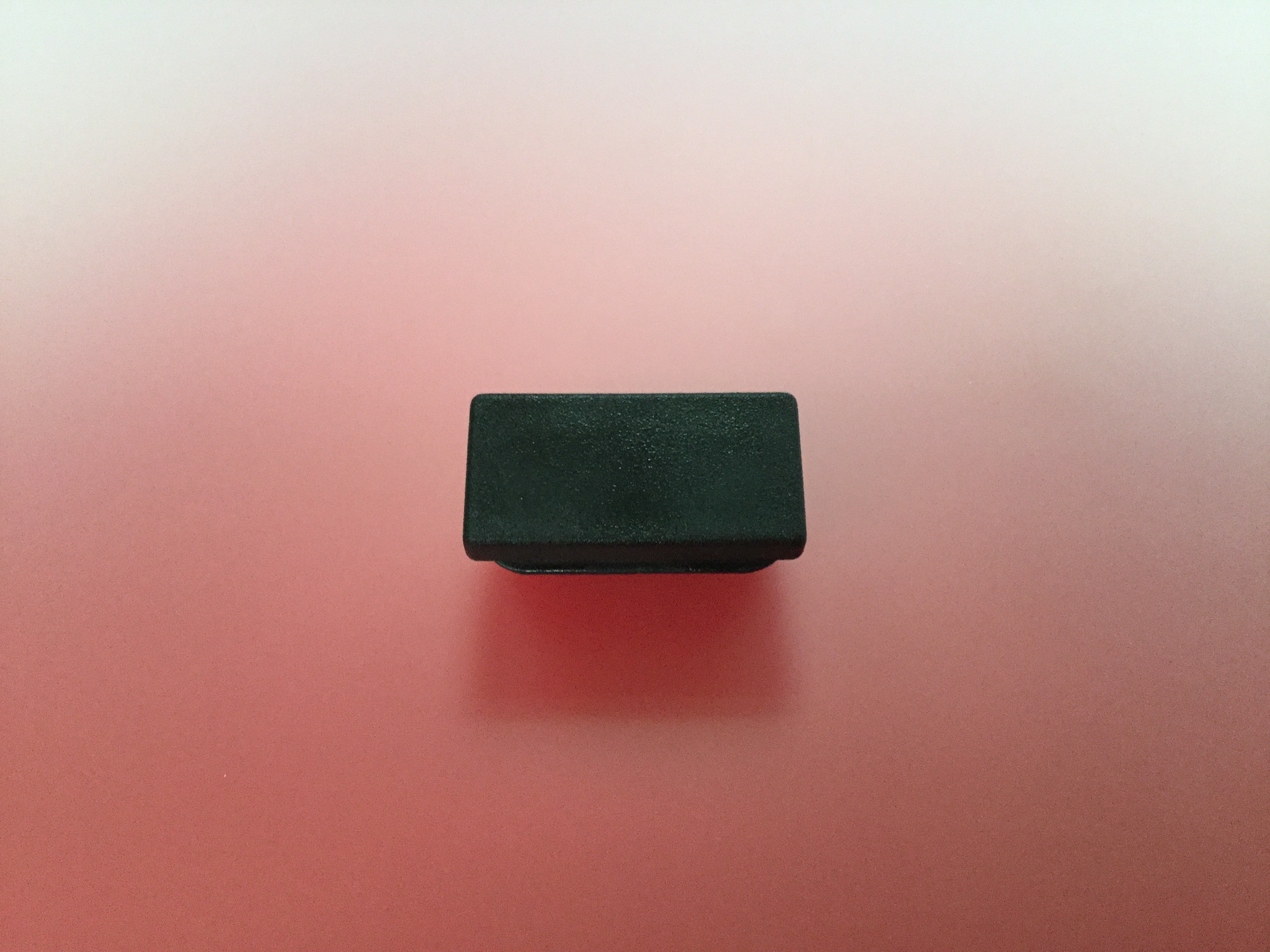 Lot De 6 Bouchons Rectangulaires Plastique Noir - 50 X 120 Mm, Pour Tubes, Protection Embouts