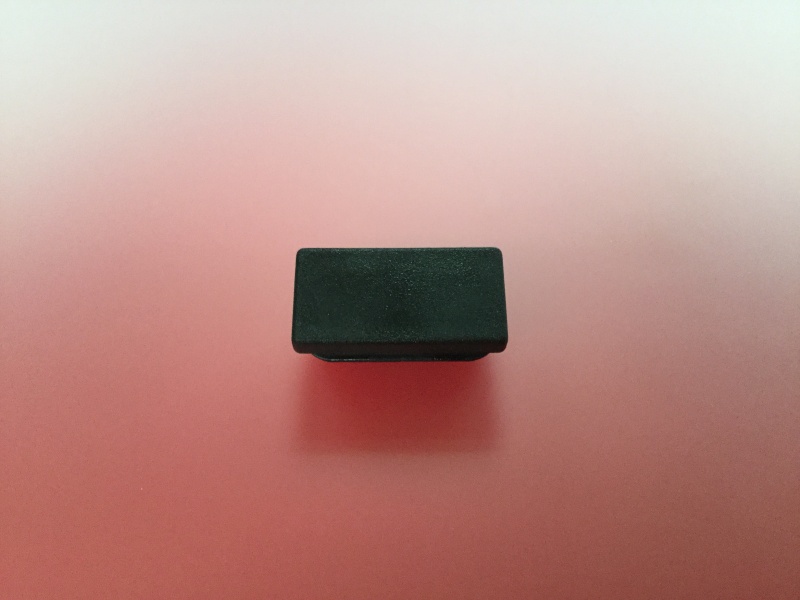 Tube lanceur de confettis rectangle noir 27 cm - Vegaooparty